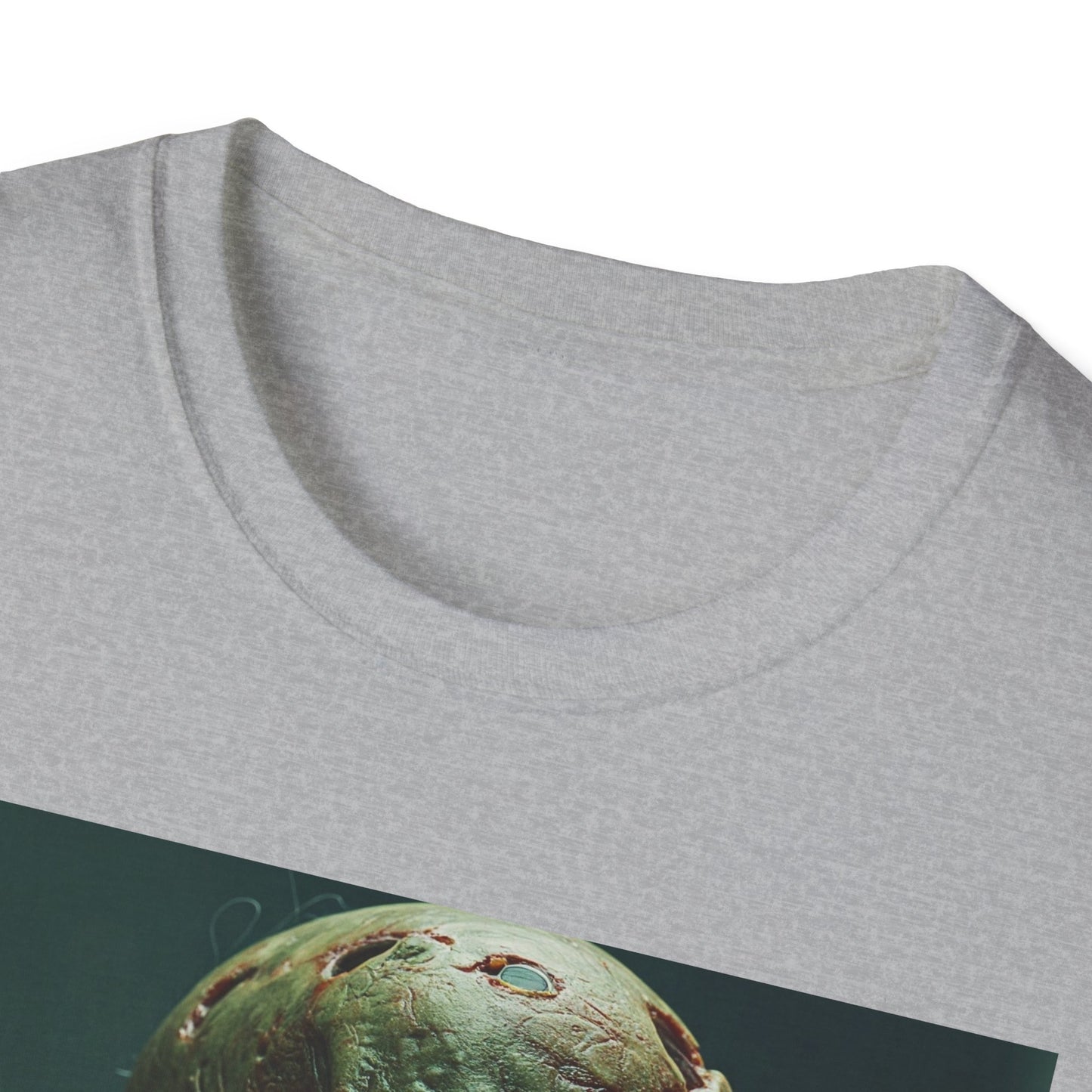 Chilling Skull Apocalyptic Portrait Tee, bold, decaying zombie graphic