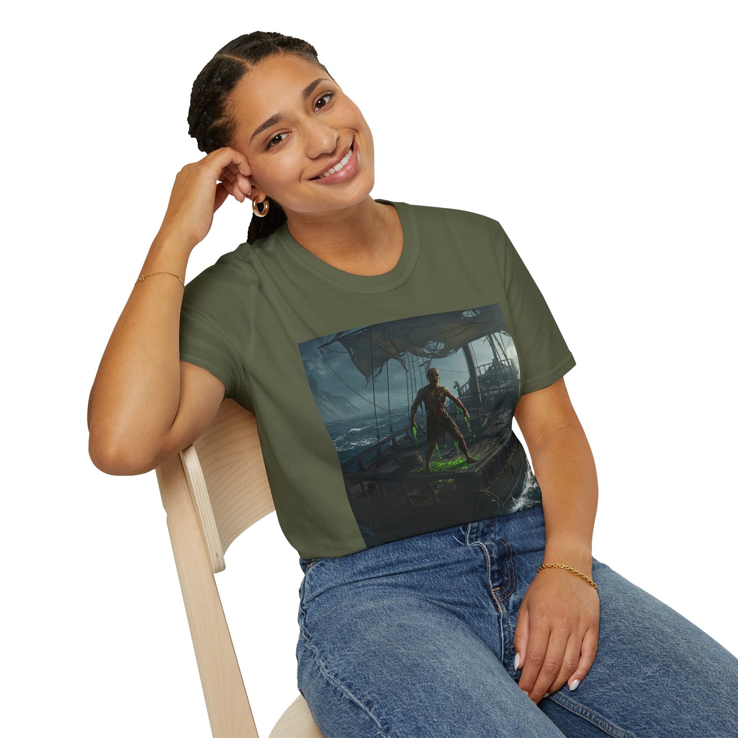 Adventurous Pirate Graphic Unisex T-Shirt - Perfect for Sea Lovers!