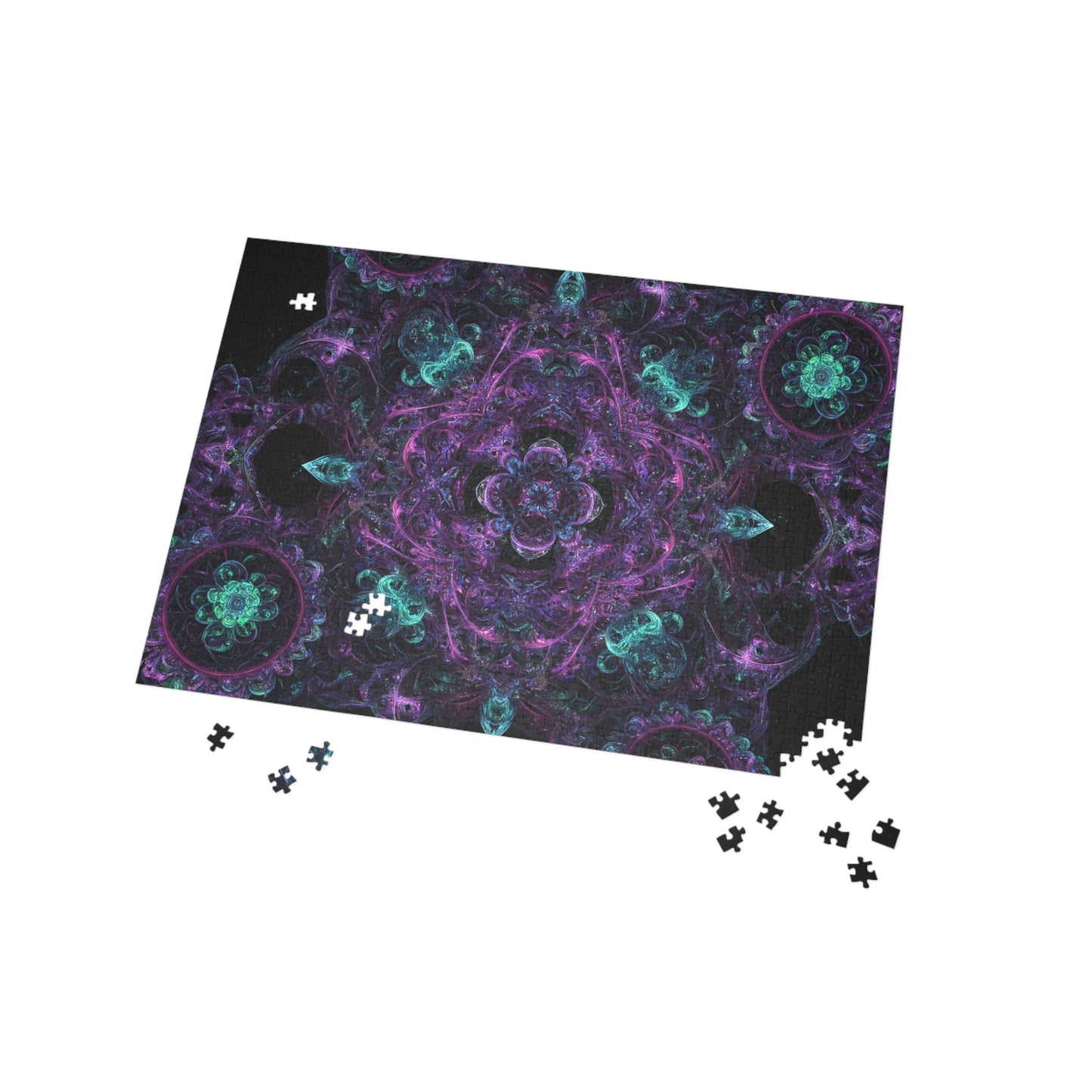 025 - Fractal Puzzle (96, 252, 500, 1000-Piece) - Fun Family Activity and Gift