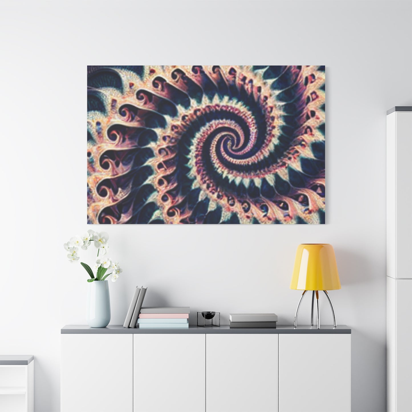 Abstract Spiral Art Canvas Print - Modern Home Decor for Art Lovers