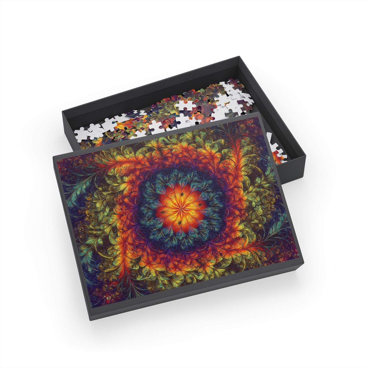 020 - Fractal Puzzle (96, 252, 500, 1000-Piece) - Fun Family Activity and Gift
