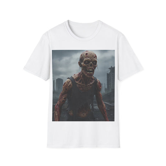 UK - Zombie Apocalypse Apocalyptic Portrait Tee: A Vision of Decay