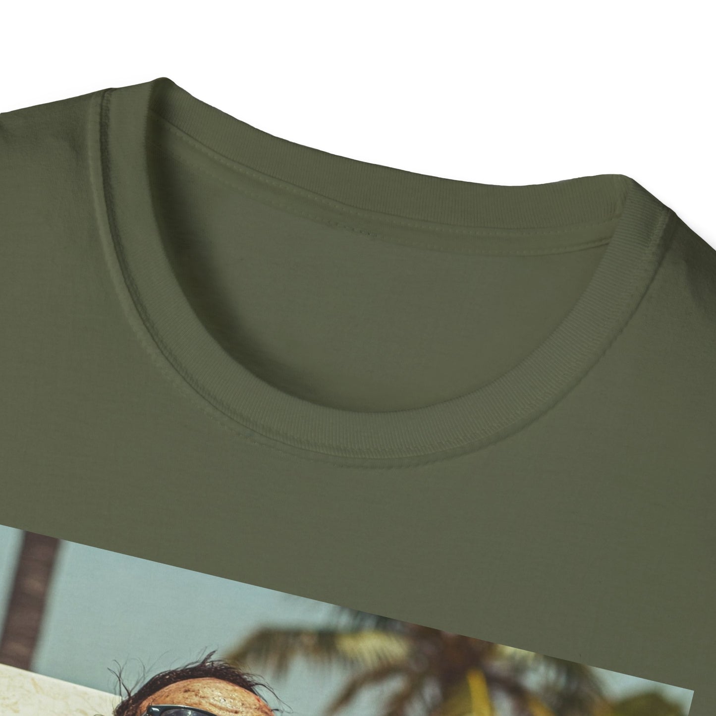 Chill Skeleton Apocalyptic Portrait Tee, bold, decaying zombie graphic