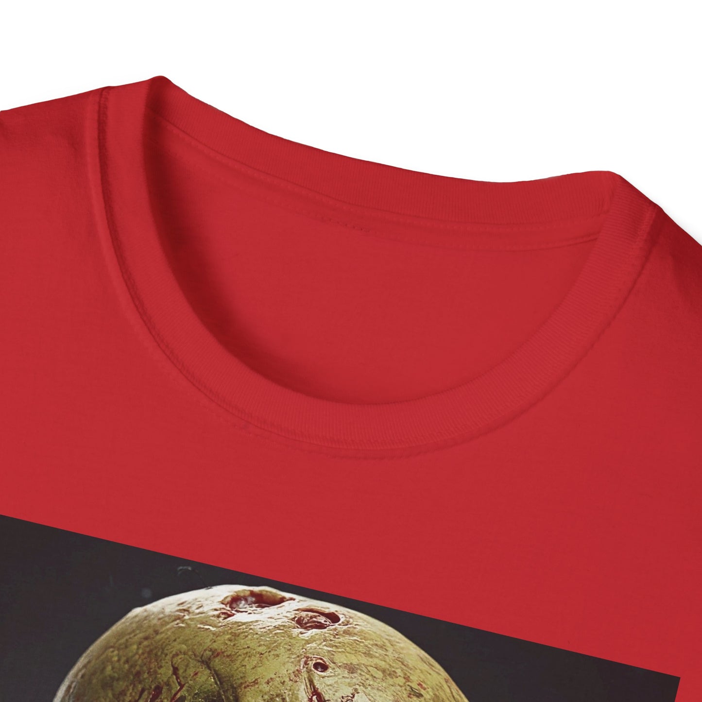 Apocalyptic Portrait Tee, bold, decaying zombie graphic