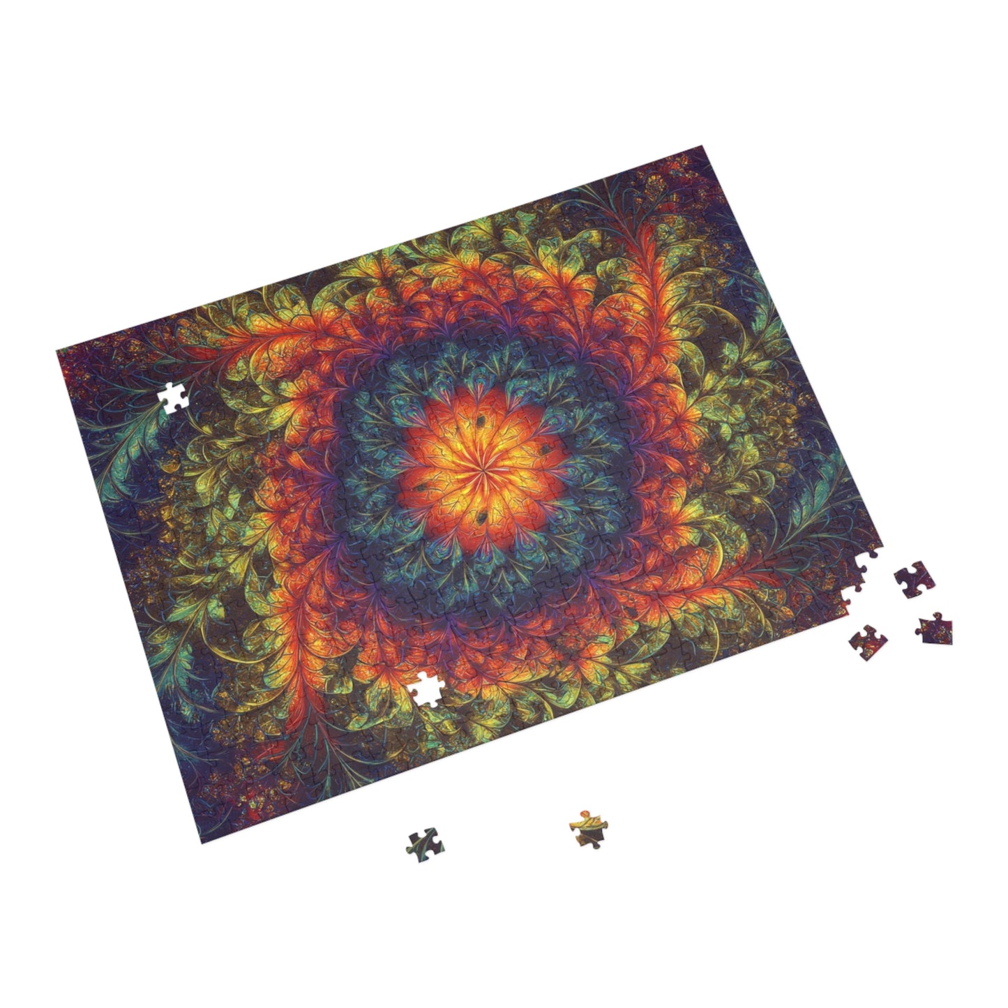 020 - Fractal Puzzle (96, 252, 500, 1000-Piece) - Fun Family Activity and Gift