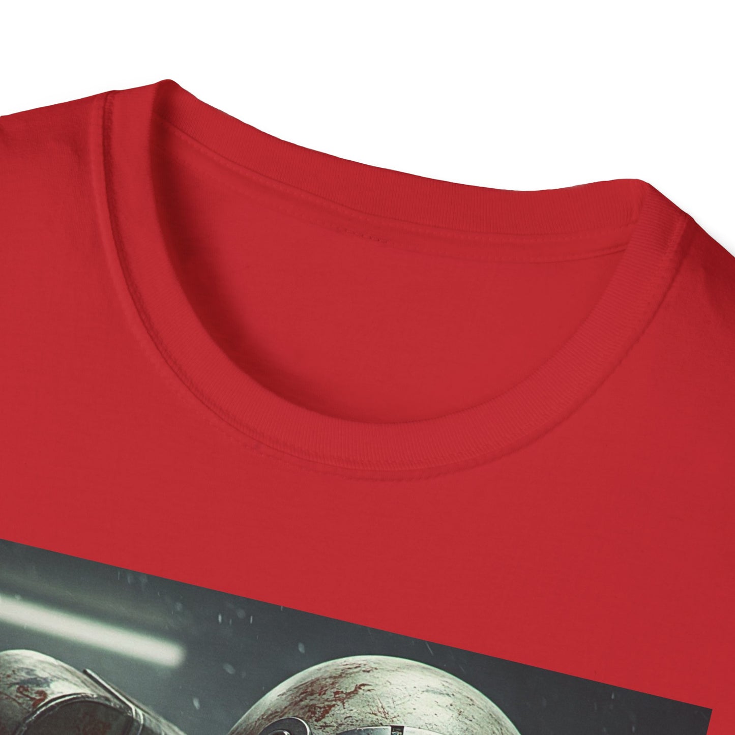 Astronaut Skeleton Apocalyptic Portrait Tee, bold, decaying zombie graphic