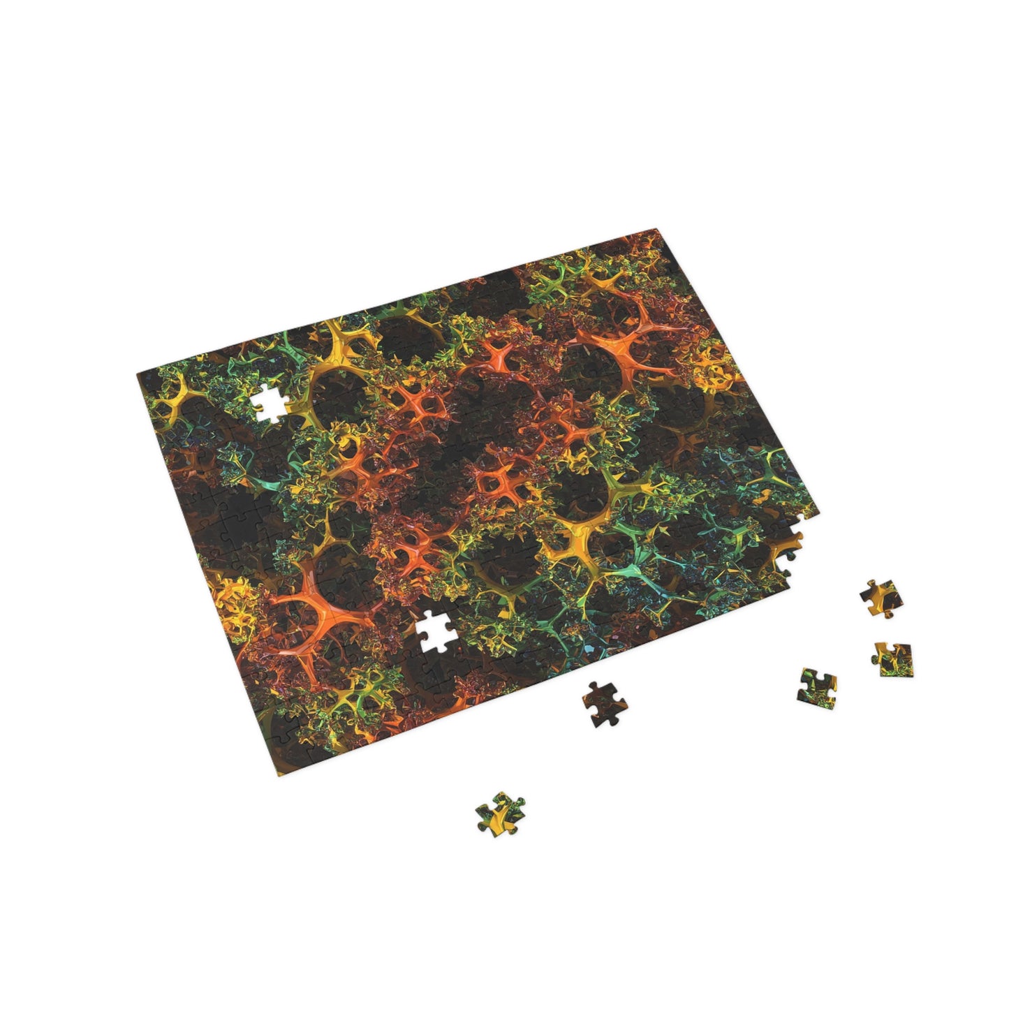 082- Fractal Puzzle (96, 252, 500, 1000-Piece) - Fun Family Activity and Gift