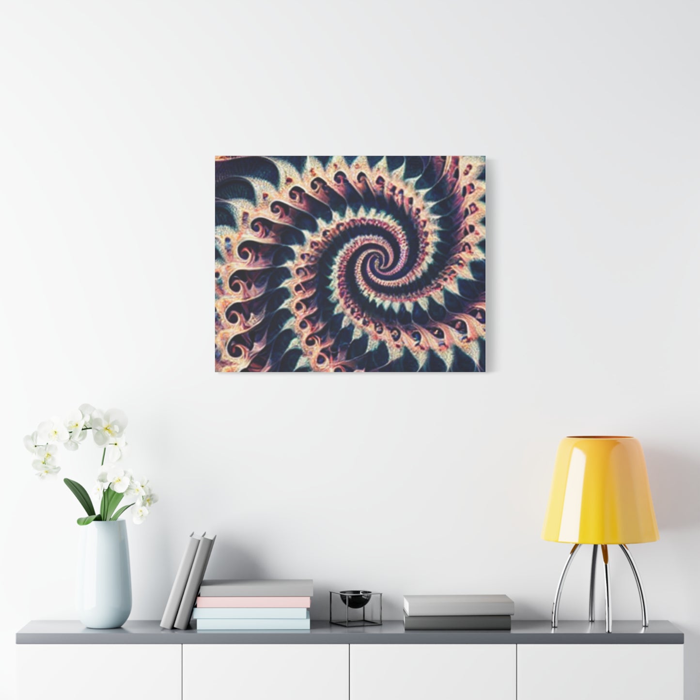 Abstract Spiral Art Canvas Print - Modern Home Decor for Art Lovers