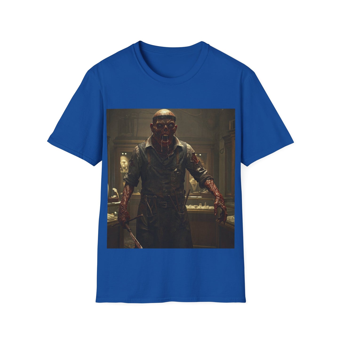 UK - Unisex Horror-Themed Softstyle T-Shirt - Perfect for Halloween and Cosplay