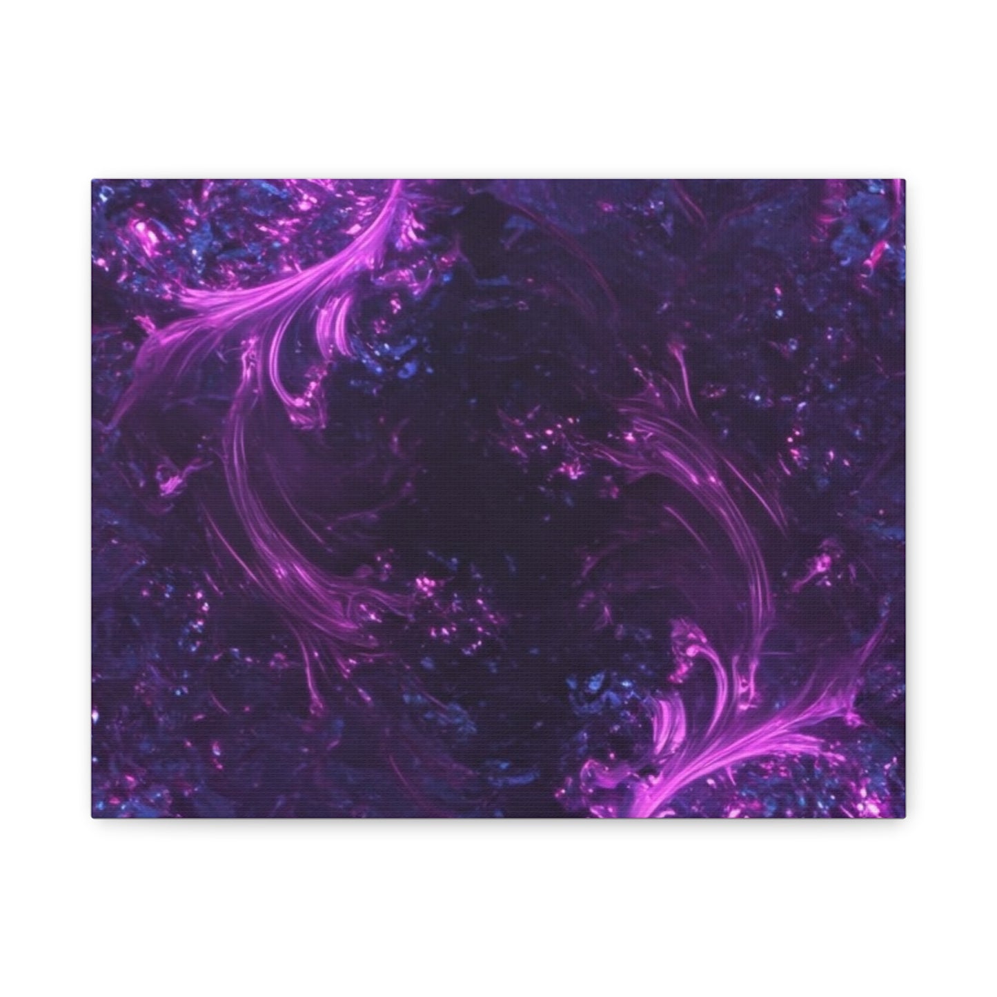Abstract Purple Fractal Canvas Print - Artistic Wall Décor