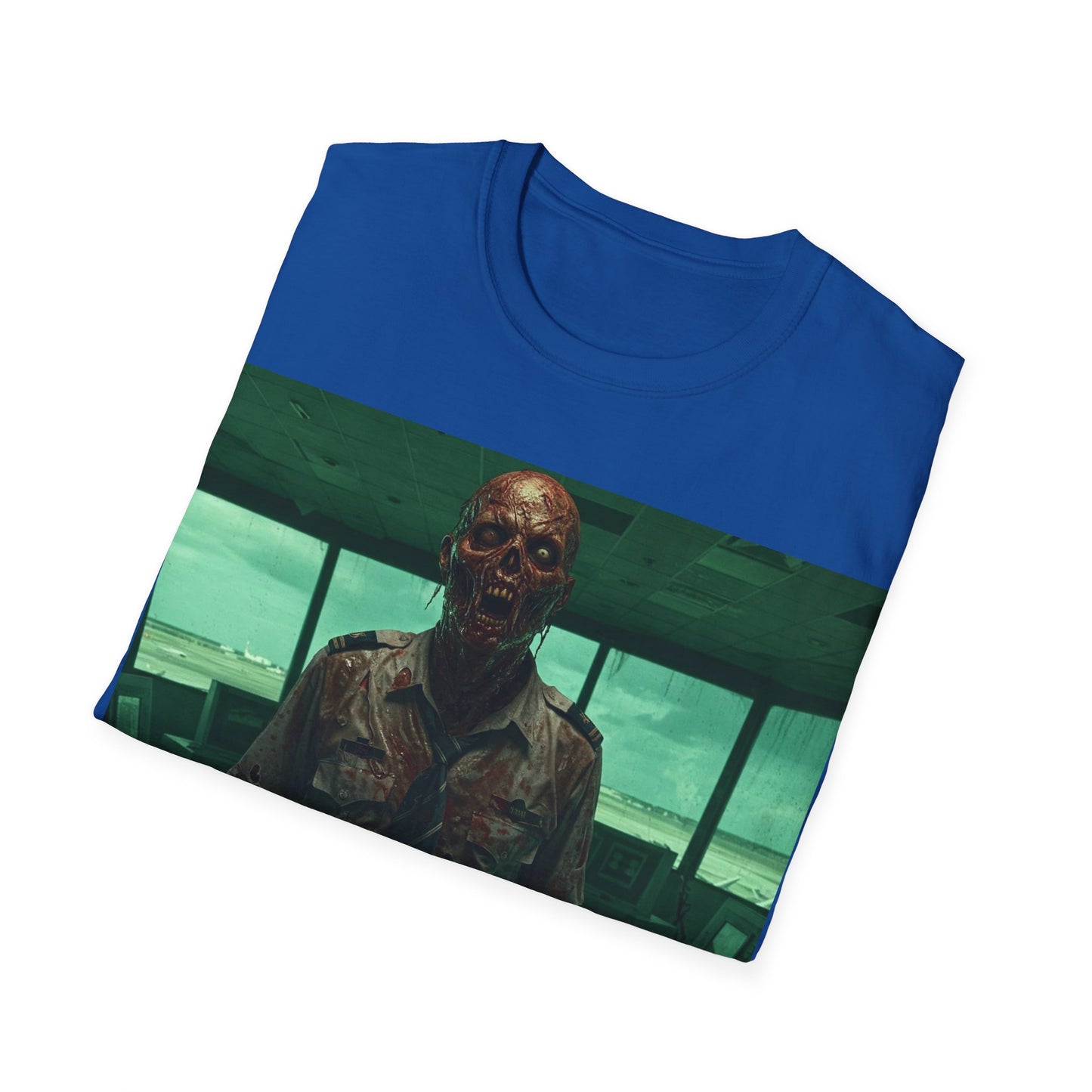 UK - Unisex Softstyle Zombie Graphic Tee - Perfect for Halloween and Horror Fans