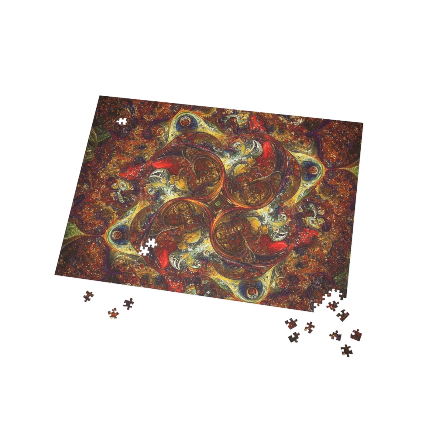 Colorful Kaleidoscope Puzzle - 1000 Pieces - Relaxing Mindfulness Activity