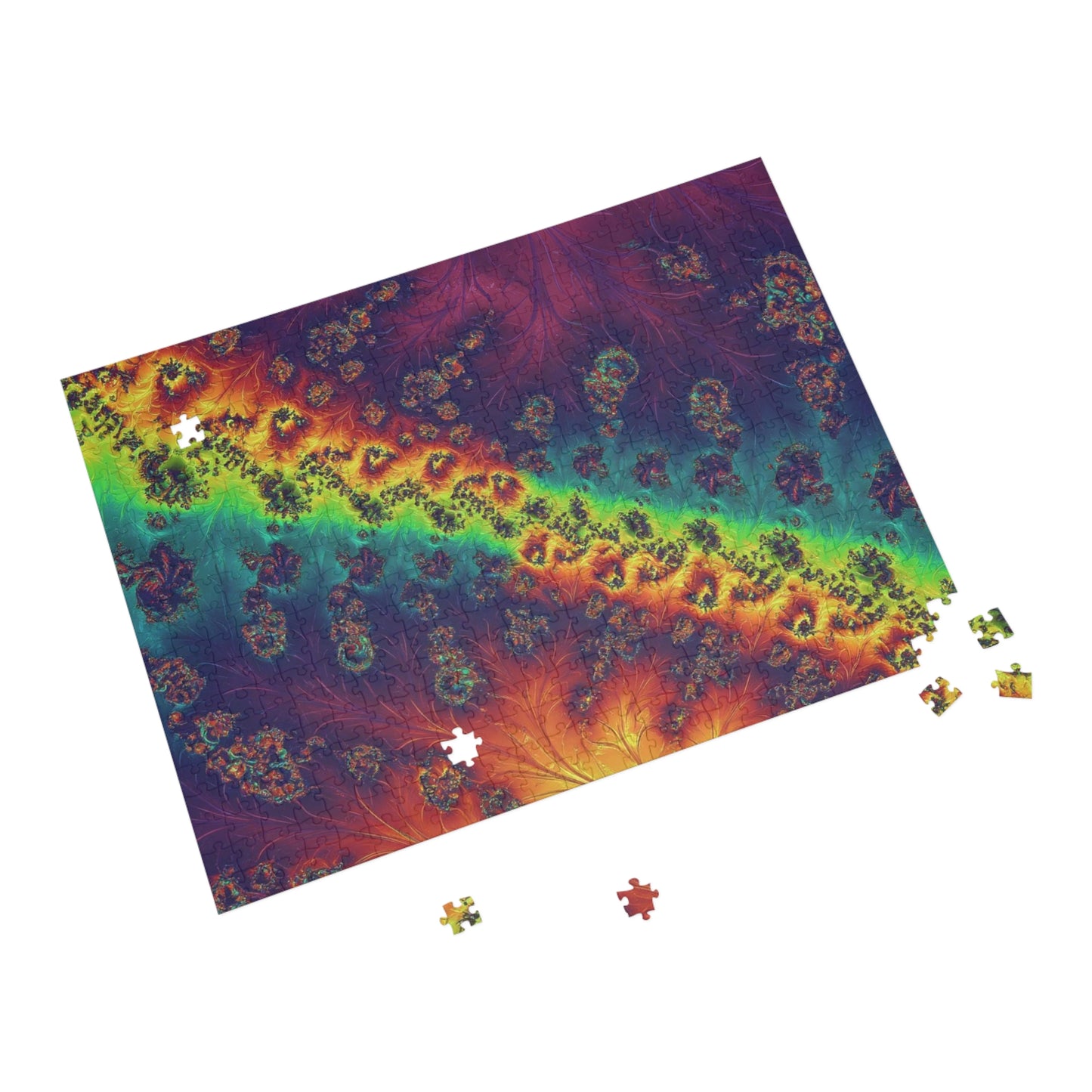 079- Fractal Puzzle (96, 252, 500, 1000-Piece) - Fun Family Activity and Gift