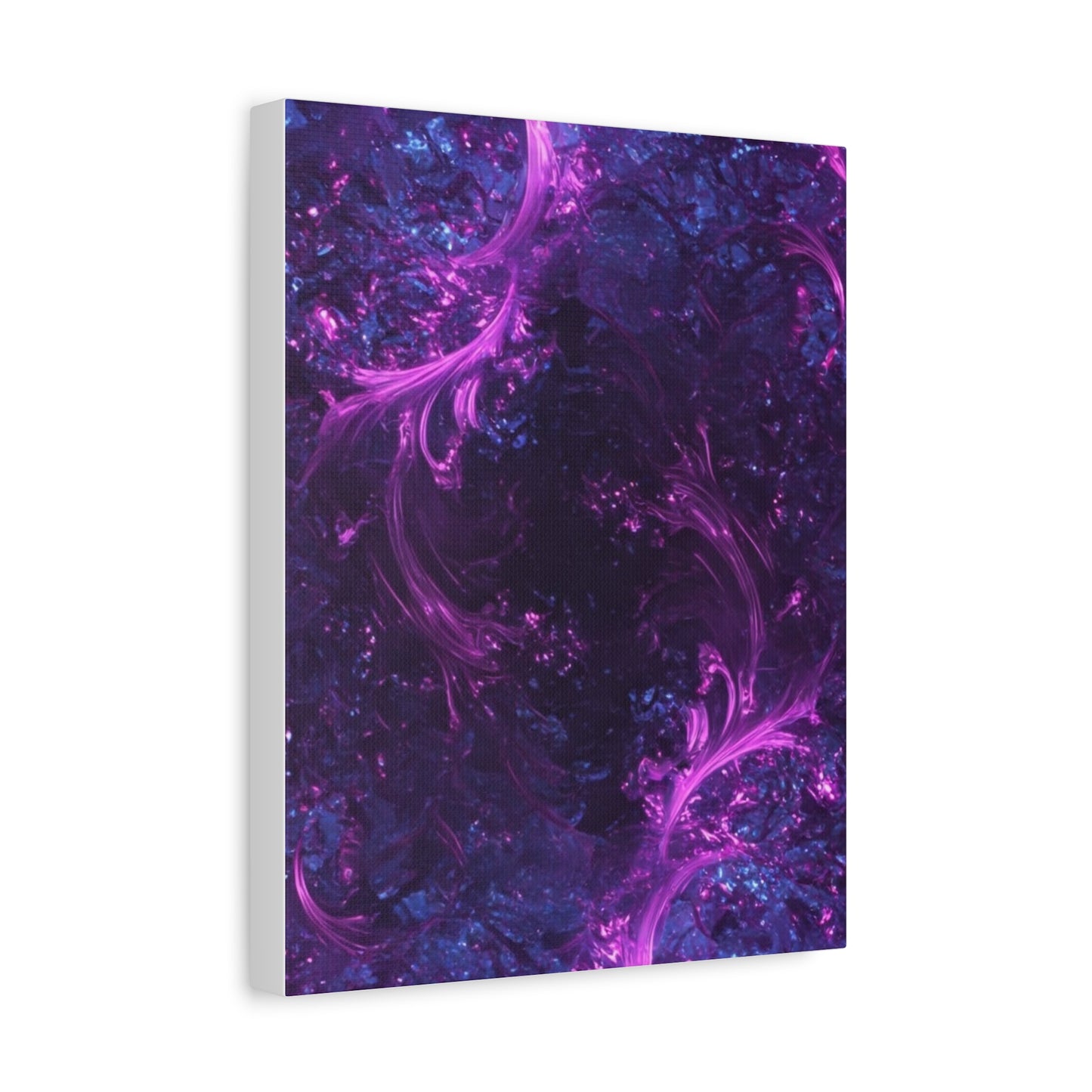 Abstract Purple Fractal Canvas Print - Artistic Wall Décor