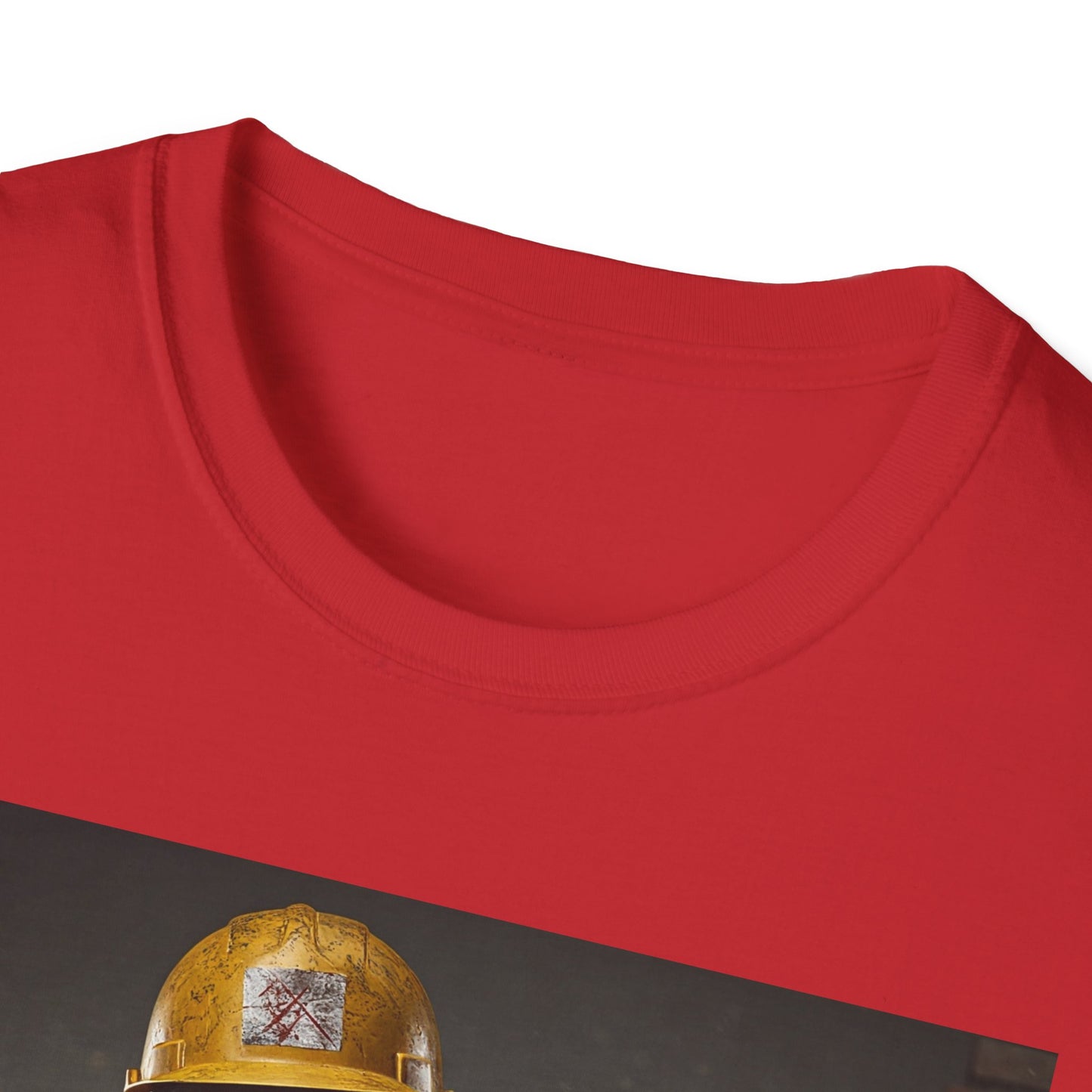 Zombie Construction Worker Unisex Softstyle T-Shirt