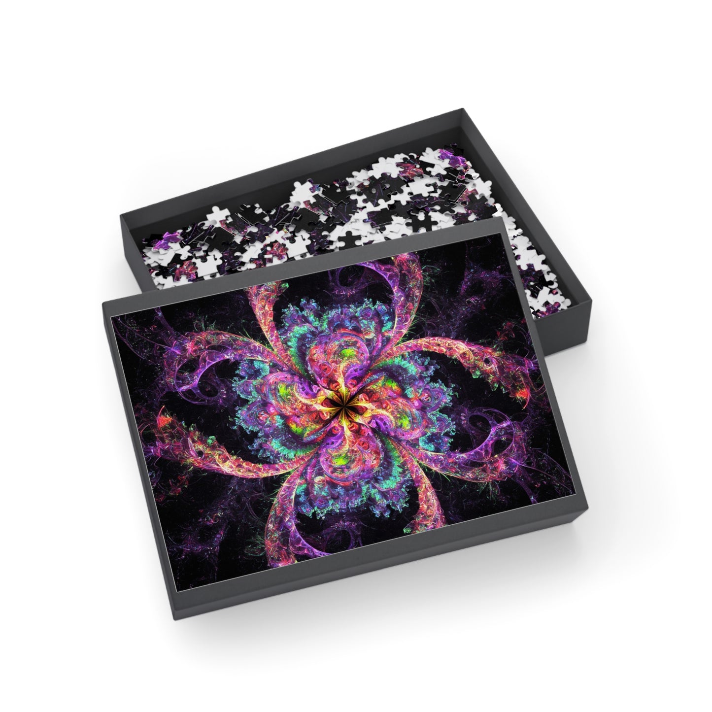 092- Fractal Puzzle (96, 252, 500, 1000-Piece) - Fun Family Activity and Gift