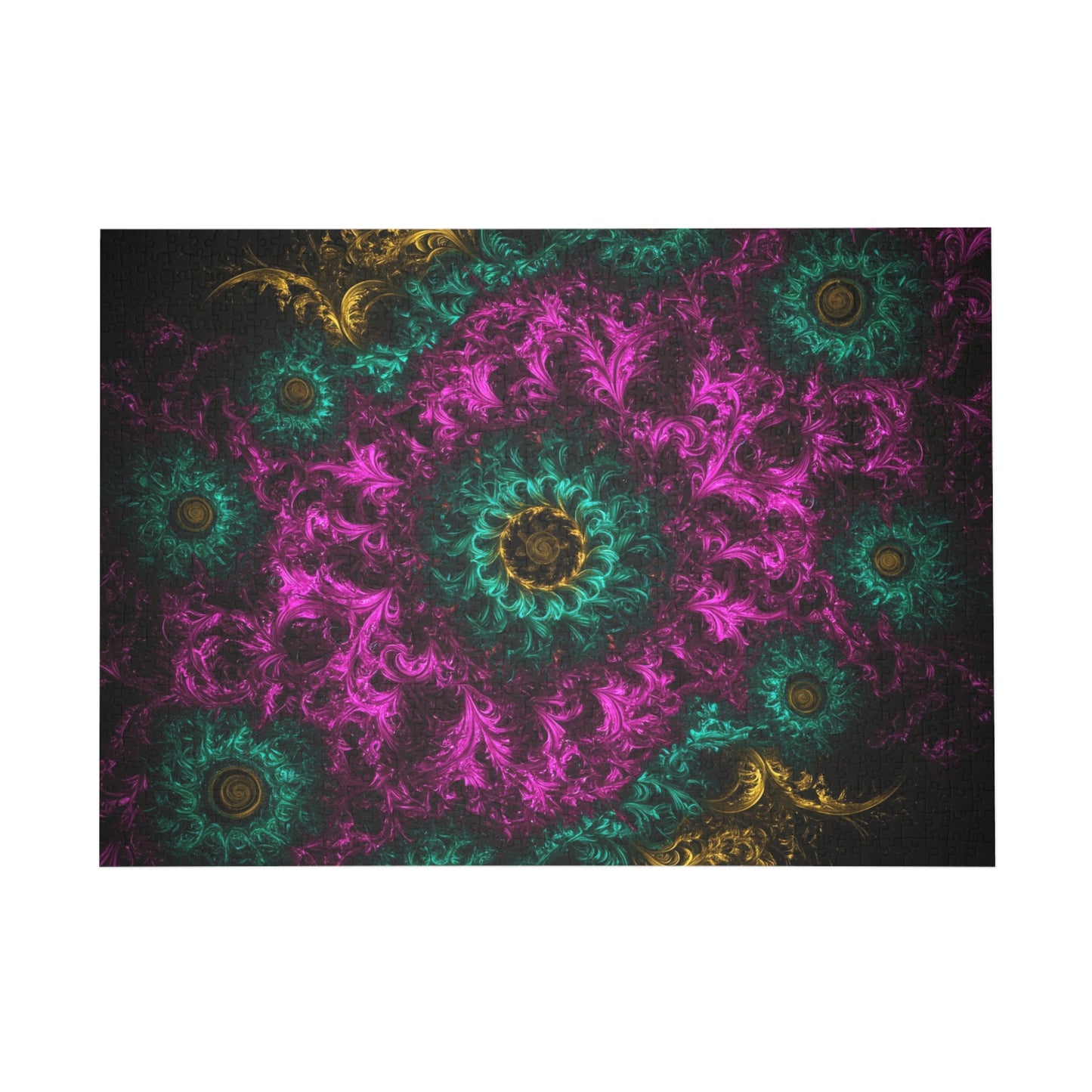 062- Fractal Puzzle (96, 252, 500, 1000-Piece) - Fun Family Activity and Gift