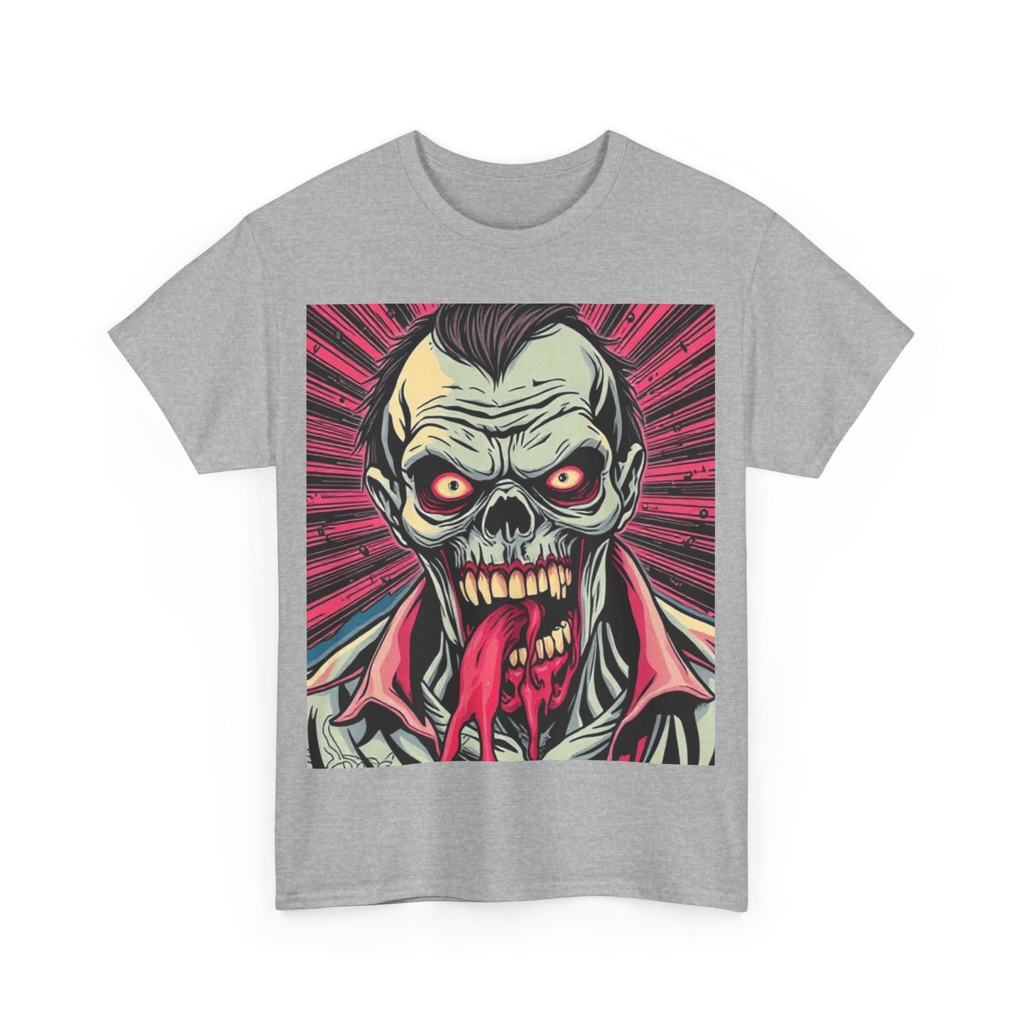 UK - Vintage Horror Graphic Unisex Heavy Cotton Tee