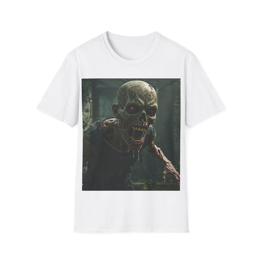 UK - Zombie Graphic Unisex Softstyle T-Shirt | Horror Apparel for Halloween & Everyday Wear