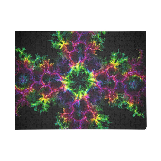 Colorful Fractal Art Puzzle - 1000-Piece Jigsaw for Mindfulness & Fun