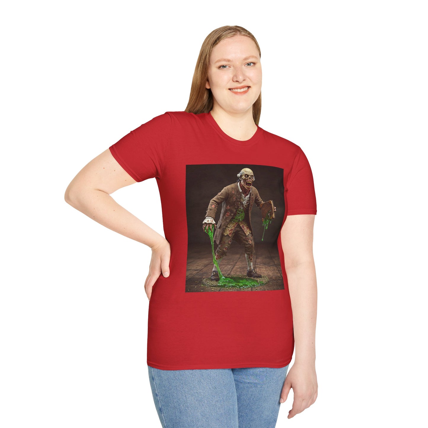 Zombie Science Unisex Softstyle T-Shirt - Spooky Halloween Apparel