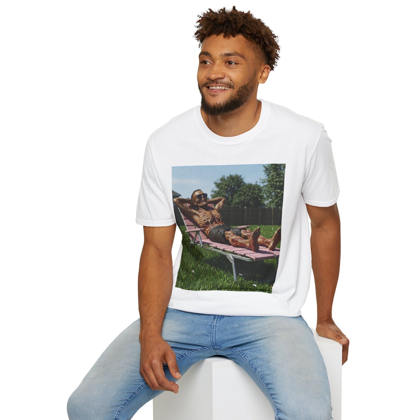Chill Vibes Unisex Softstyle T-Shirt - Relaxed Summer Graphic Tee