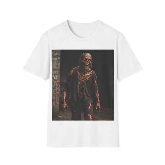 UK - Unisex Softstyle Zombie T-Shirt for Halloween