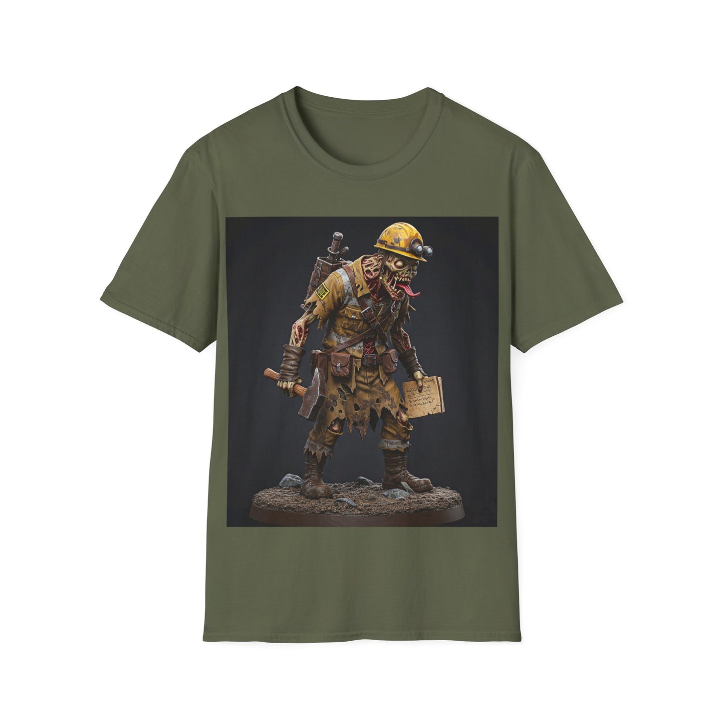 UK - Vintage Mining Themed Unisex Softstyle T-Shirt - Perfect for Adventure Lovers