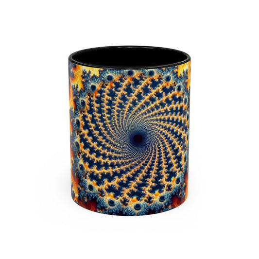 Vibrant Abstract Accent Coffee Mug - Unique 11 & 15oz Design for Art Lovers