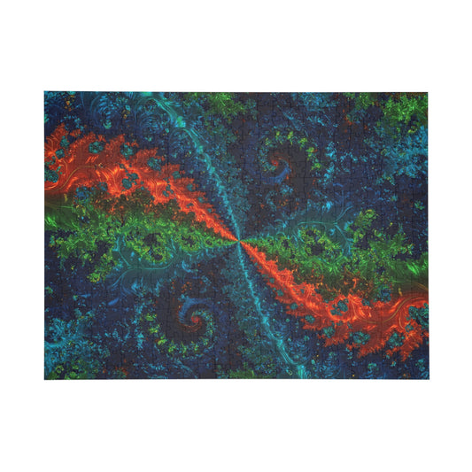 076- Fractal Puzzle (96, 252, 500, 1000-Piece) - Fun Family Activity and Gift