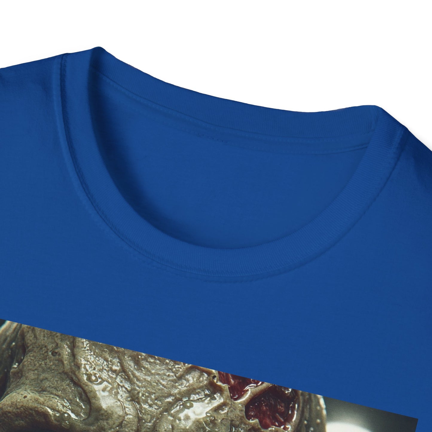 Apocalyptic Portrait Tee, bold, decaying zombie graphic