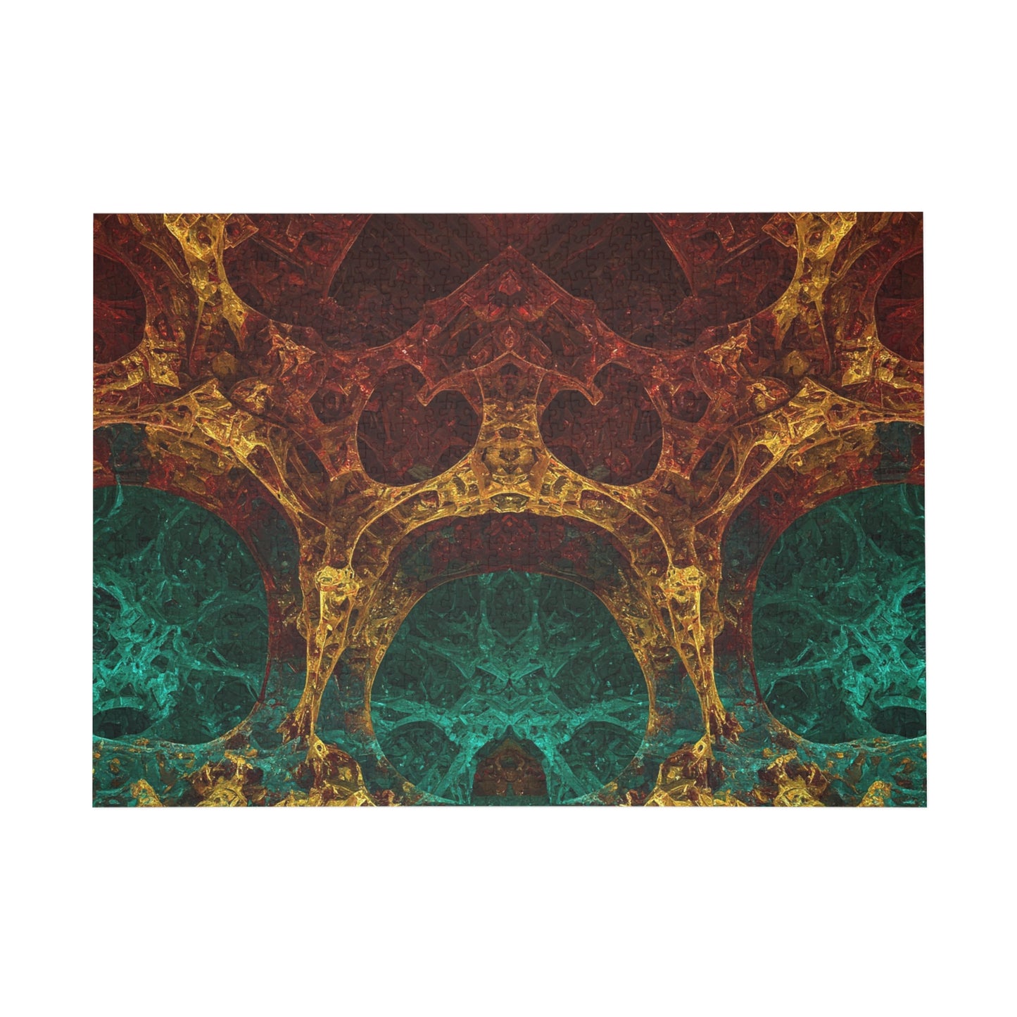 Abstract Fractal Art Puzzle - 96, 252, 500, 1000-Piece Options