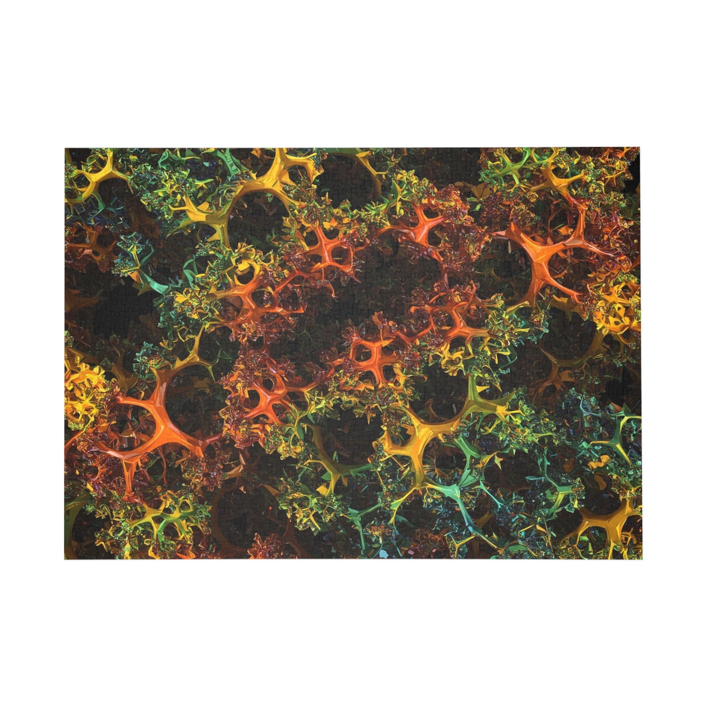 082- Fractal Puzzle (96, 252, 500, 1000-Piece) - Fun Family Activity and Gift