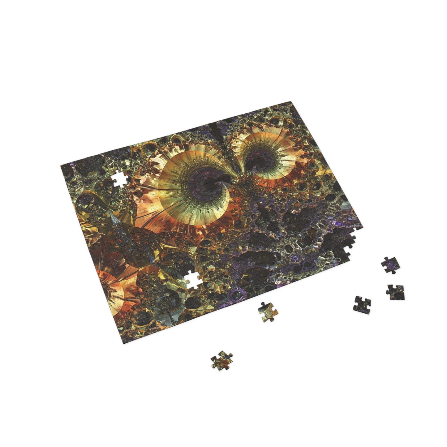 Artistic Fractal Puzzle - 96 to 1000-Piece Options for Relaxation and Fun