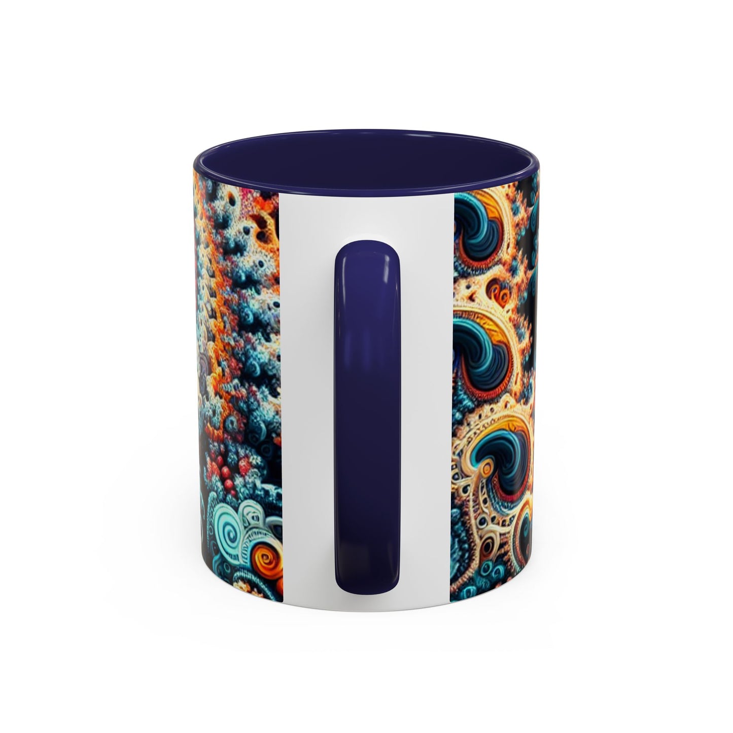 Colorful Fractal Coffee Mug - 11oz & 15oz - Perfect for Art Lovers