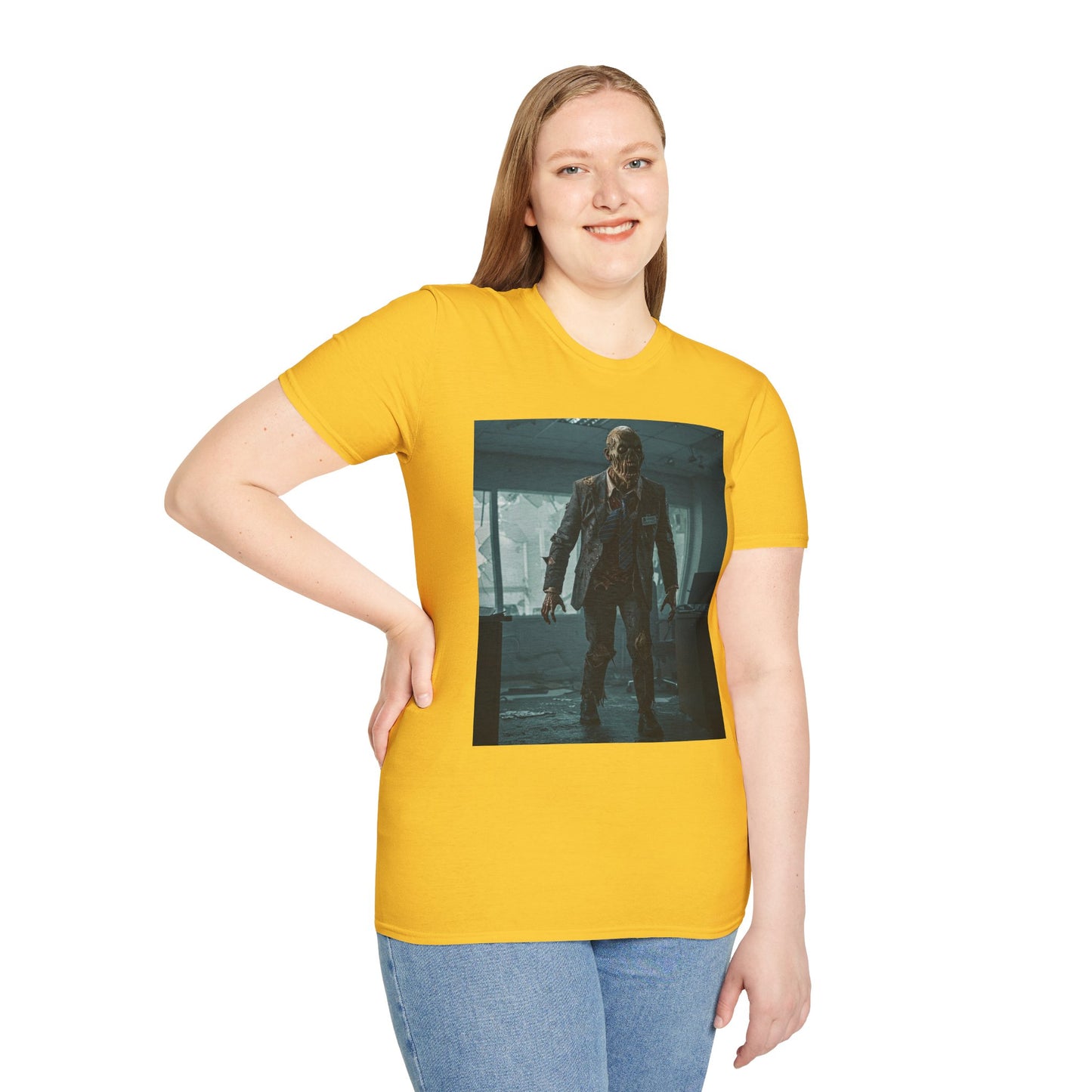 Zombie Apocalypse Unisex Softstyle T-Shirt - Perfect for Horror Fans and Parties