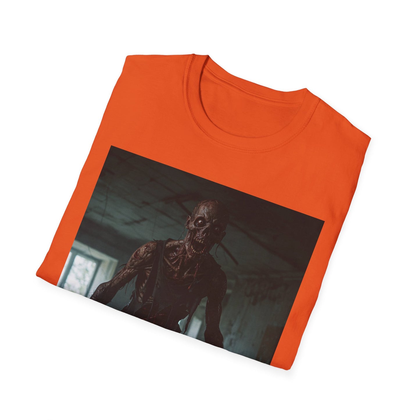 Creepy Horror Graphic Unisex T-Shirt – Perfect for Halloween and Haunted House Lovers