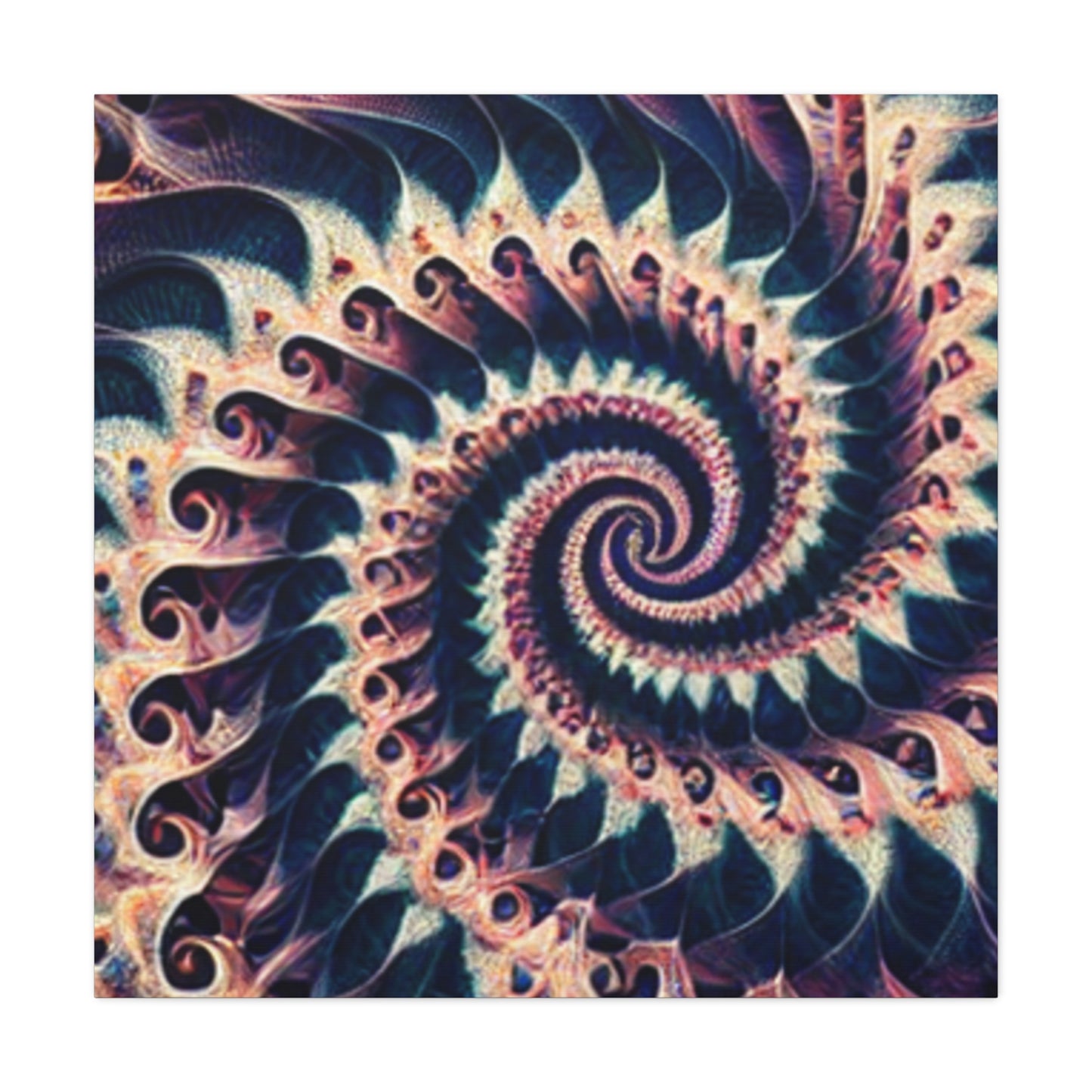 Abstract Spiral Art Canvas Print - Modern Home Decor for Art Lovers