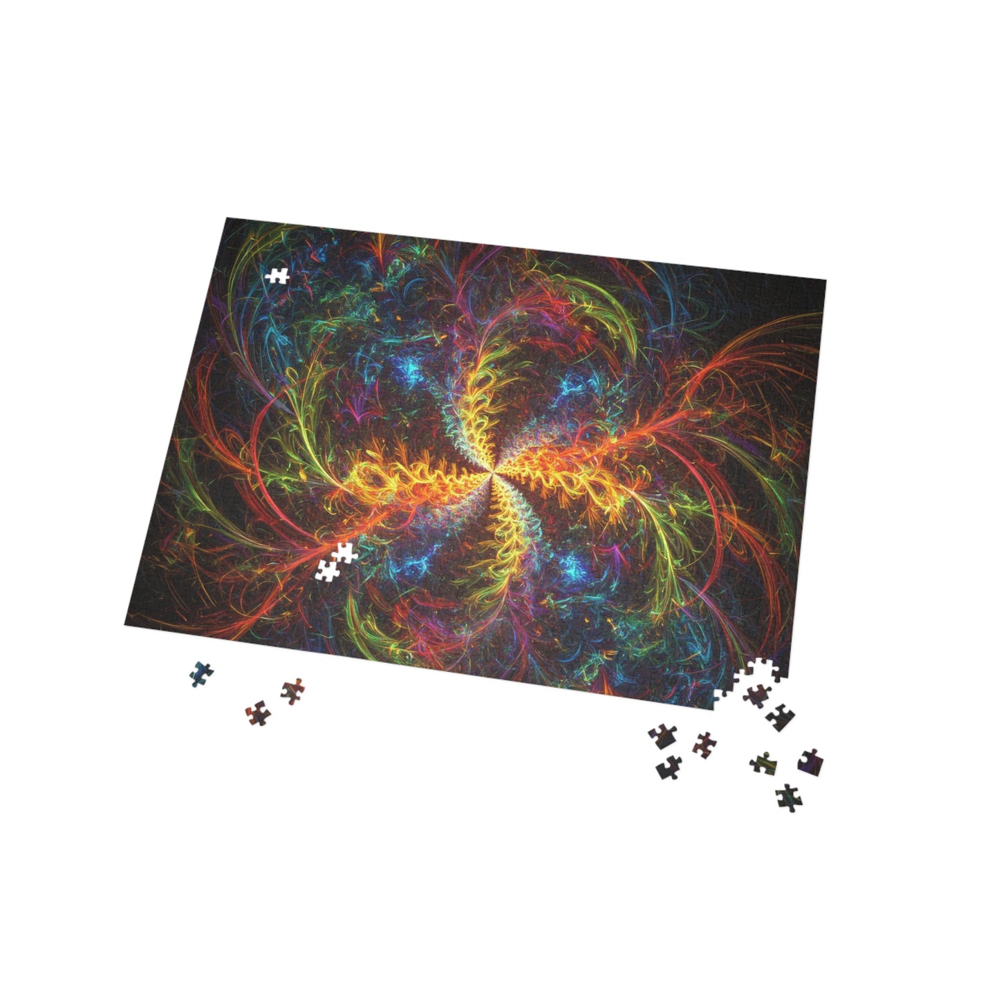 094- Fractal Puzzle (96, 252, 500, 1000-Piece) - Fun Family Activity and Gift