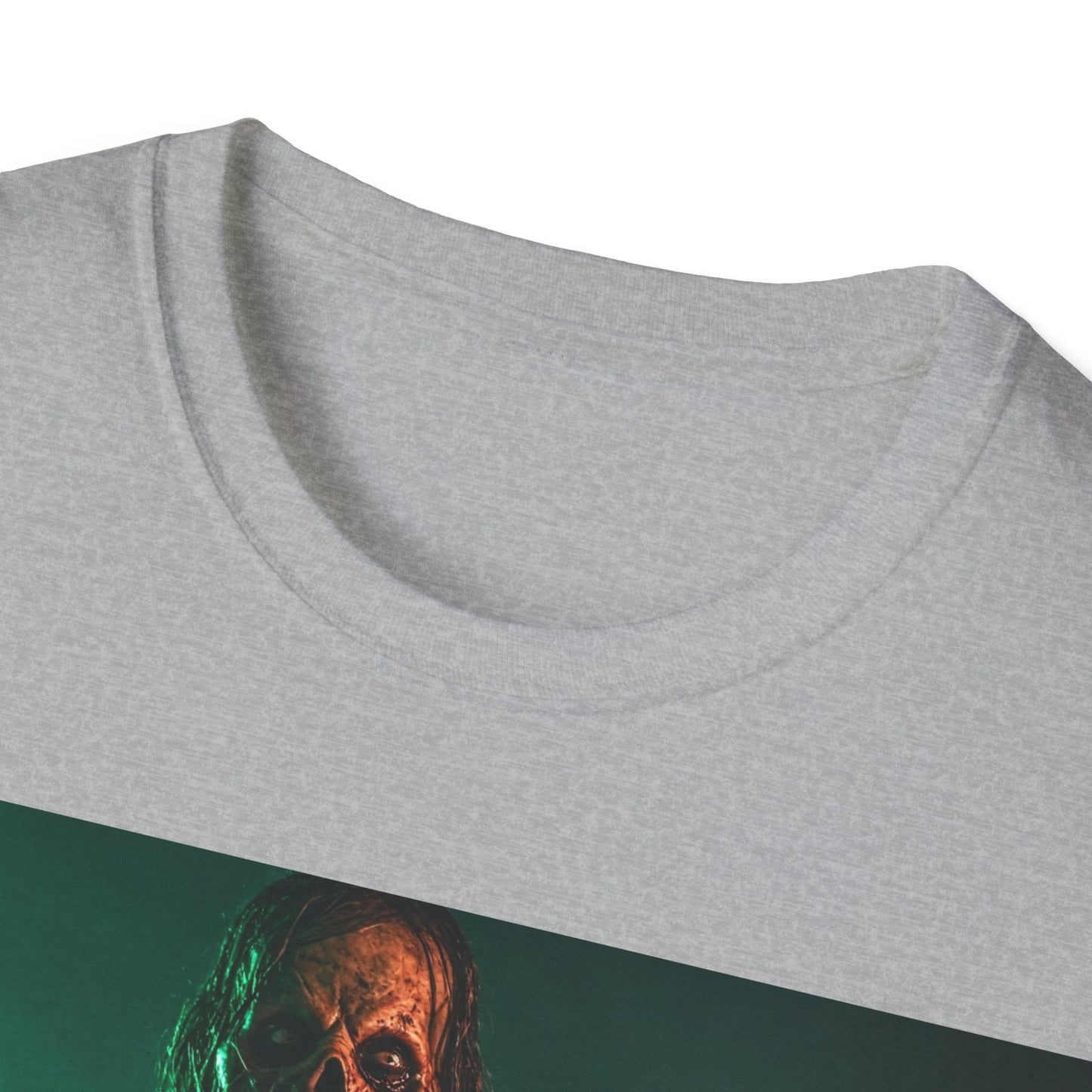 UK - Horror-Inspired Unisex Softstyle T-Shirt - Spooky Halloween Graphic Tee