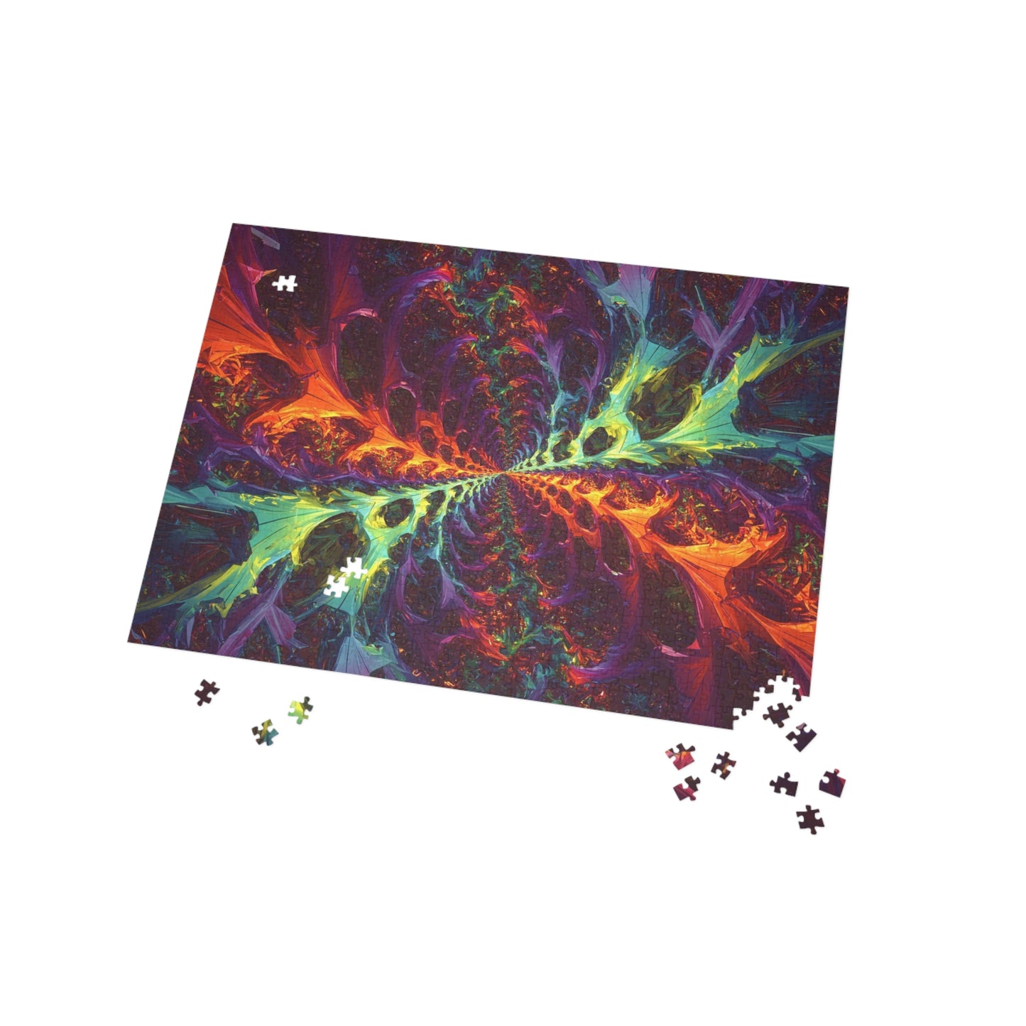 068- Fractal Puzzle (96, 252, 500, 1000-Piece) - Fun Family Activity and Gift
