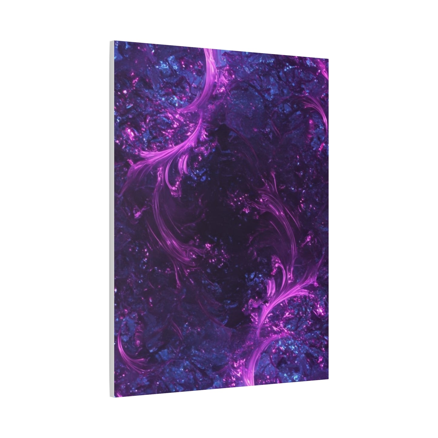 Abstract Purple Fractal Canvas Print - Artistic Wall Décor