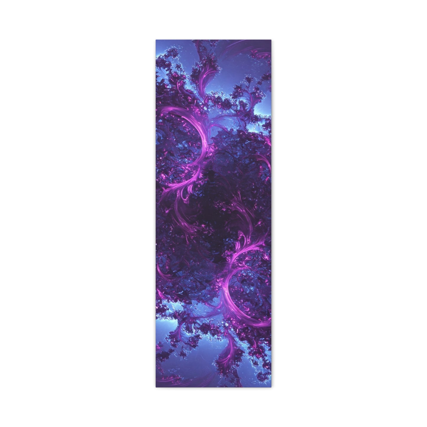 Abstract Purple Fractal Canvas Print - Artistic Wall Décor