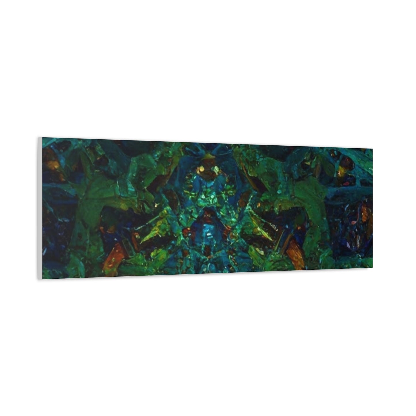 Vibrant Abstract Fractal Art Canvas Print