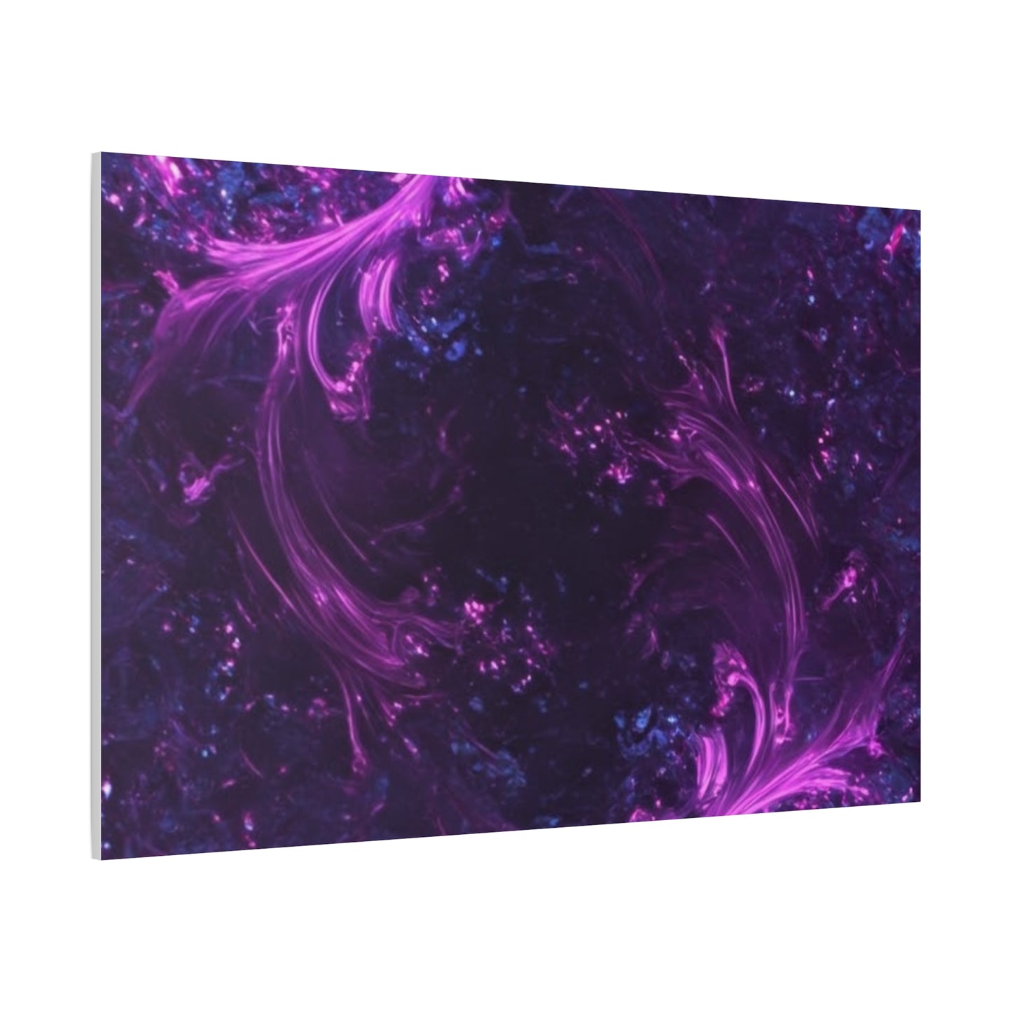 Abstract Purple Fractal Canvas Print - Artistic Wall Décor