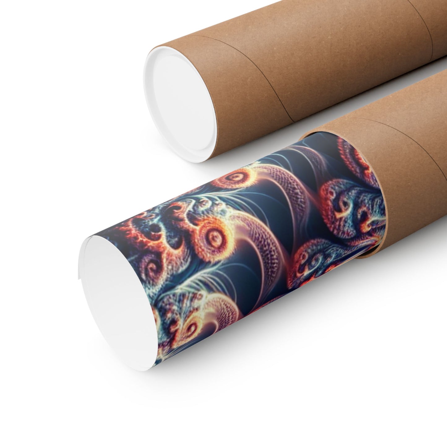 Abstract Swirl Matte Vertical Posters - Artistic Home Décor for Meditation and Relaxation