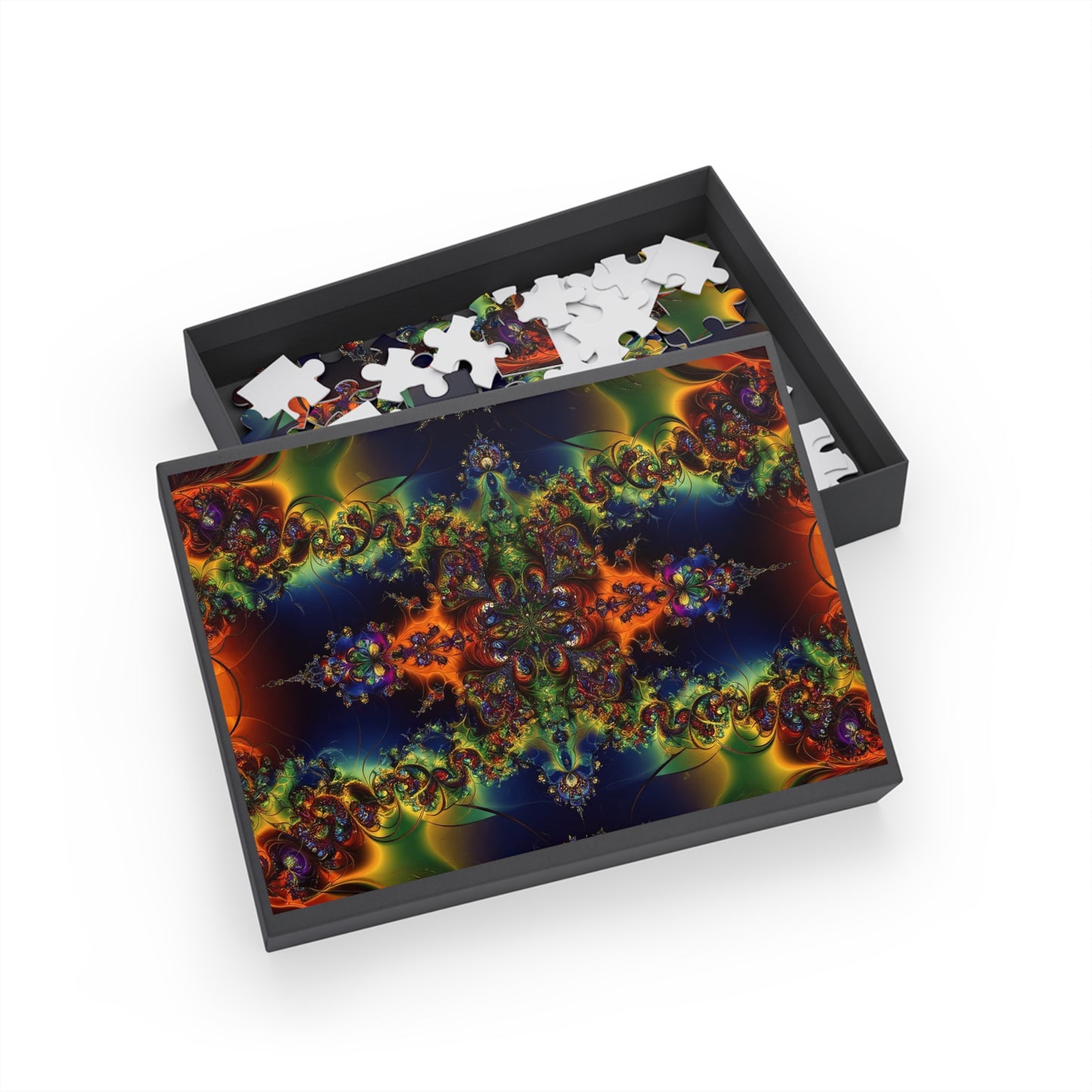 019 - Fractal Puzzle (96, 252, 500, 1000-Piece) - Fun Family Activity and Gift