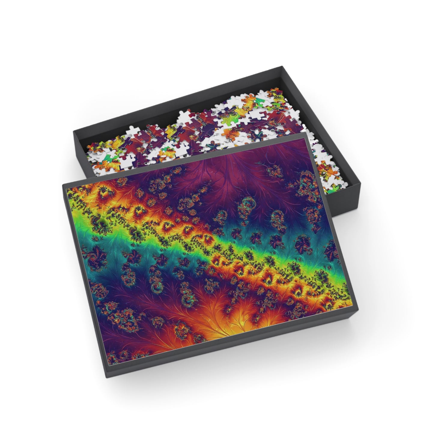079- Fractal Puzzle (96, 252, 500, 1000-Piece) - Fun Family Activity and Gift