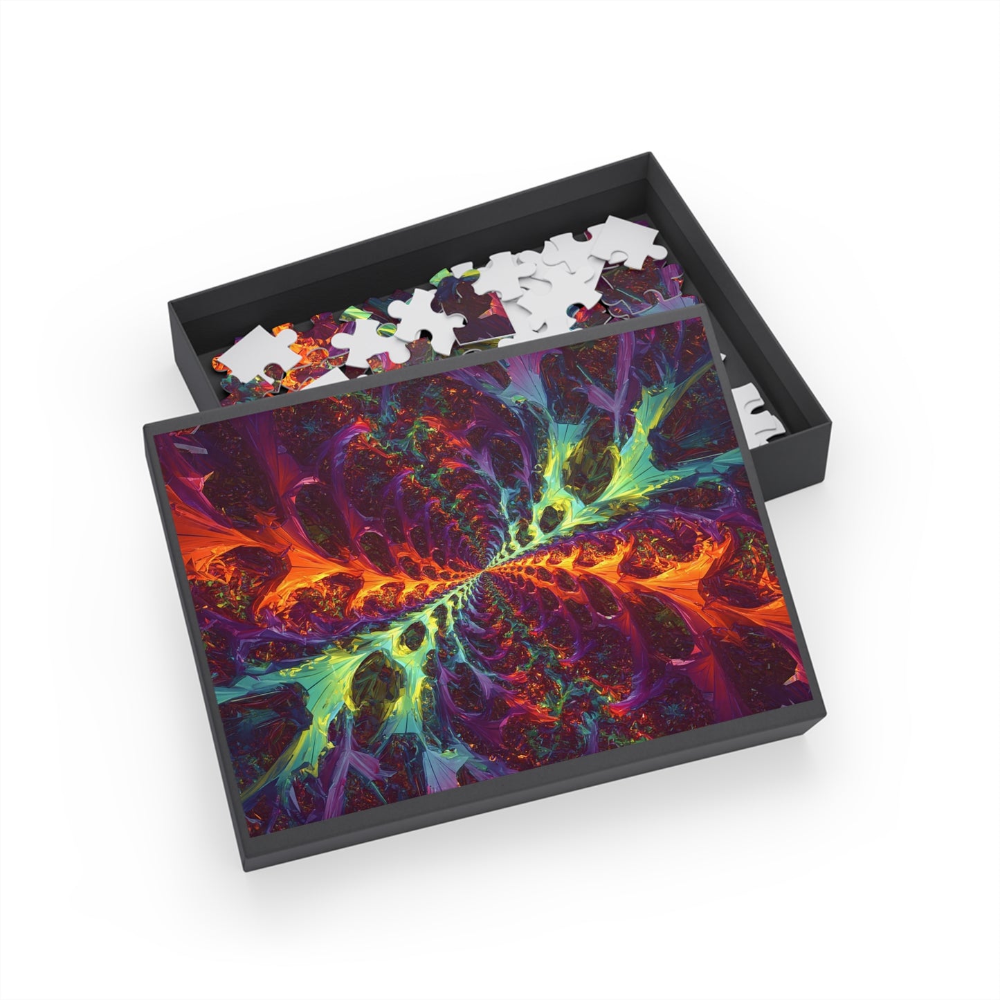 068- Fractal Puzzle (96, 252, 500, 1000-Piece) - Fun Family Activity and Gift
