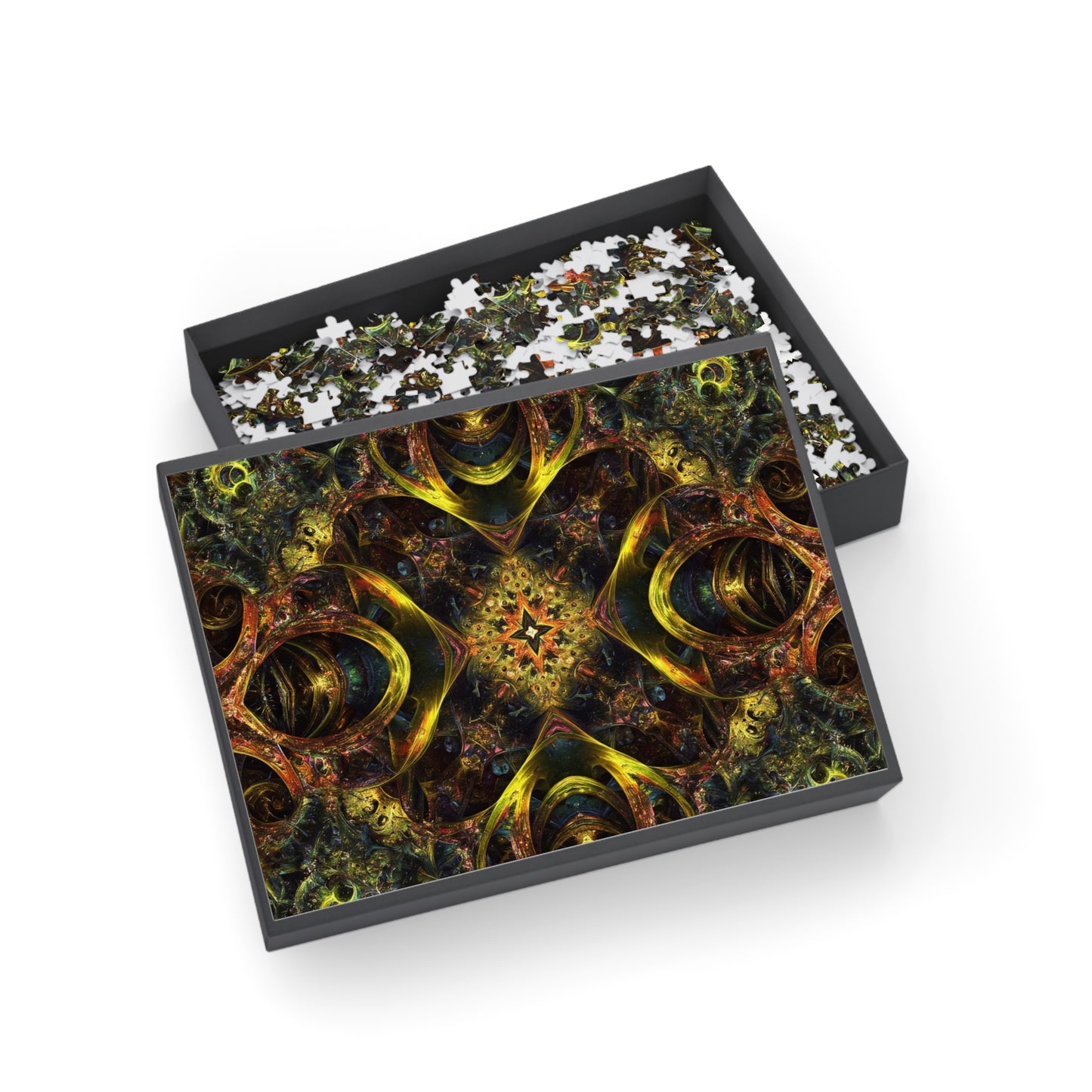 035 - Fractal Puzzle (96, 252, 500, 1000-Piece) - Fun Family Activity and Gift